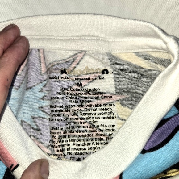 Nickelodean Rugats Graphic Cropped T-shirt Crop Top‎ Womens Size Medium - Picture 2 of 3